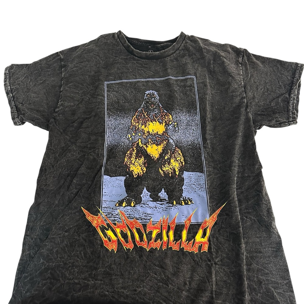 Godzilla large size Graphic T-Shirt - Black